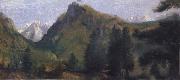 Arthur Bowen Davies Mountain Beloved of Spring Sweden oil painting artist